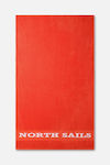 North Sails Плажна Кърпа Памучна Оранжев 170x100см.