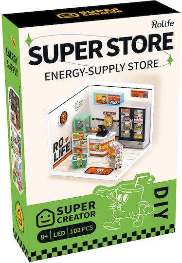 Robotime Papier-Bauspielzeug Energy Supply Store für Kinder ab 8+ Jahre Jahren