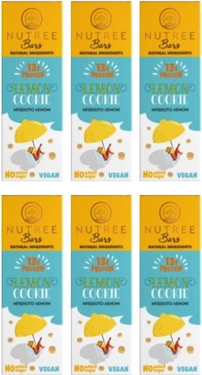 Nutree Crunch Bars with 32% Protein & Flavor Lemon Cookie 6x50gr