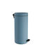 Pam & Co Waste Bin Waste Metallic with Pedal Blue 25lt 1pcs