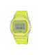 Casio Ψηφιακό Ρολόι Μπαταρίας με Κίτρινο Καουτσούκ Λουράκι