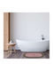 Das Home Bath Mat Cotton Oval 0669 420750800669 Pink 50x80cm