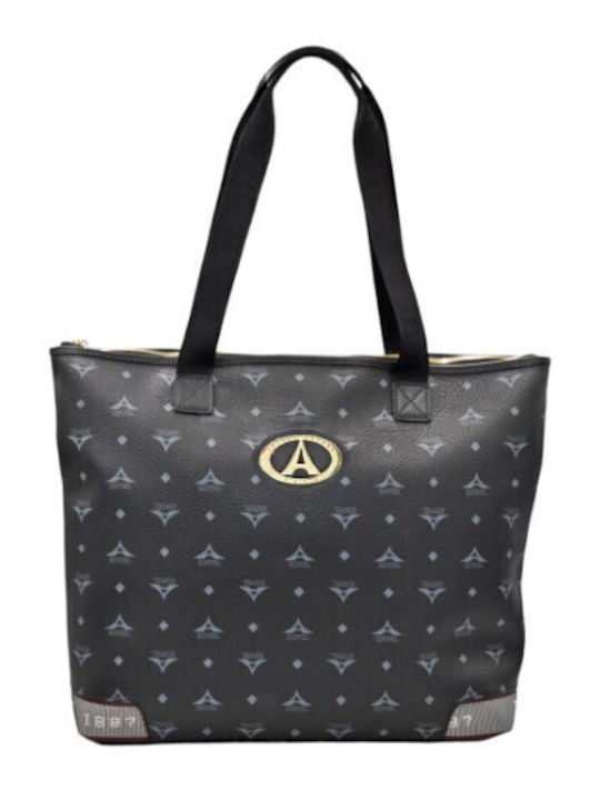Leather Women's Shopper Bag Black