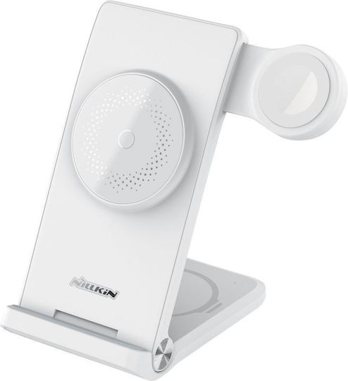 Nillkin Powertrio Φορτιστής για Apple Watch Λευκός