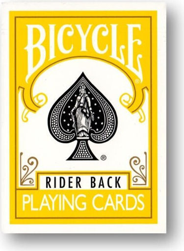 Bicycle Plasticized Card Deck Yellow