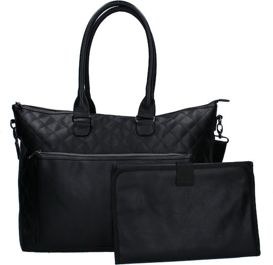 Kidzroom Shoulder/Hand Diaper Bag Care in Your Dreams Black 53x19x35cm.