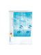 Wenko Dolphin Duschvorhang 180x200cm Hellblau