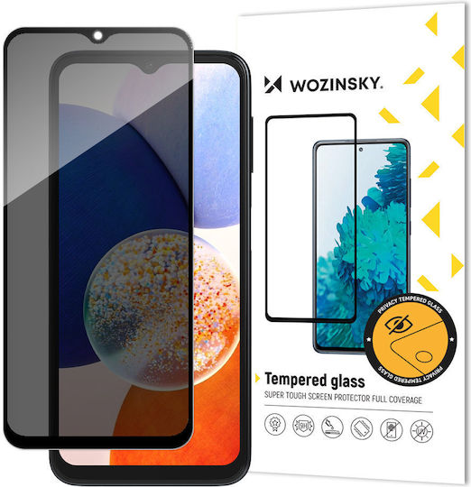 Wozinsky Privacy Full Face Tempered Glass Μαύρο (Galaxy A14)