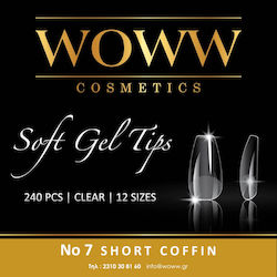 Woww Cosmetics Woww No7 Съвети за изкуствени нокти Прозрачни 240бр