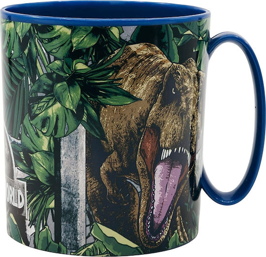 Stor Jurassic World Mug Plastic Multicolored 350ml