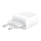 iNOS Charger Without Cable with USB-C Port 20W Power Delivery / Quick Charge 3.0 Whites (TR349)