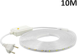 Wasserdicht LED Streifen Versorgung 220V RGB Länge 10m mit Netzteil SMD2835