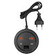 Factory Charging Stand with 2 USB-A Ports and 2 USB-C Ports 20W in Black color (PD20W)