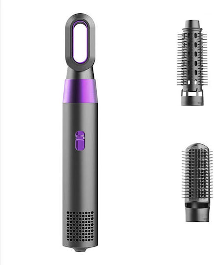 Factory WL-8059 Κεραμική Ηλεκτρική Βούρτσα με Αέρα για Ίσιωμα και Μπούκλες 1000W