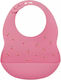 Nattou Strawberry Waterproof Bib Silicone with ...