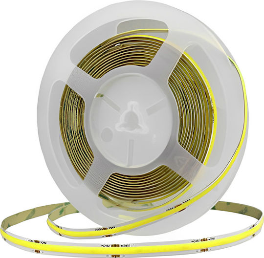Factory Ταινία LED 12V Ψυχρό Λευκό Φως 5m Τύπου COB
