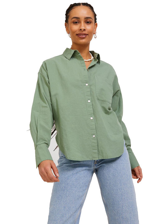 Jack & Jones Women's Long Sleeve Shirt Loden Frost