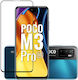 9H Пълно лепило Закалено стъкло за цялото лице Черен (Poco M3 Pro 5G - Поко М3 Про 5G)