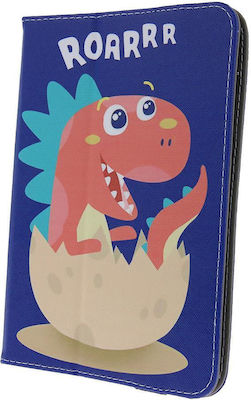 Dino Roar Flip Cover Piele artificială Albastru (Universal 7-8" - Universal 7-8") GSM167480