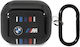 BMW Multiple Colored Lines Hülle Silikon mit Haken in Schwarz Farbe für Apple AirPods 3