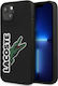 Lacoste Head Crocodile Back Cover Σιλικόνης Μαύρο (iPhone 13 mini)