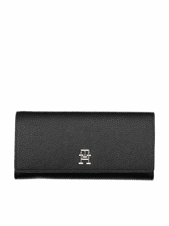 Tommy Hilfiger Groß Damen Geldbörse Klassisch Schwarz Tommy Hilfiger Groß Damen Geldbörse Klassisch Schwarz