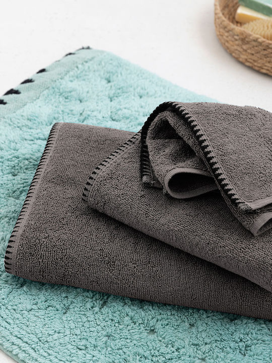 Palamaiki Bath Towel Brooklyn 100x150cm. Coal W...