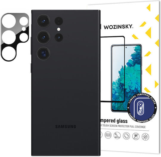 Wozinsky Προστασία Κάμερας Tempered Glass Μαύρο για το Samsung Galaxy S23 Ultra