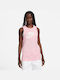 Nike Futura Women's Athletic Cotton Blouse Sleeveless Pink