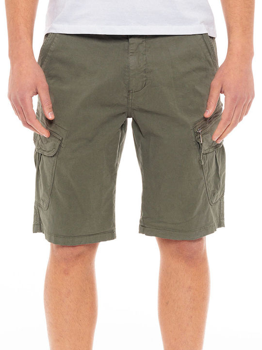 Splendid K Men's Cargo Monochrome Shorts Khaki