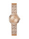 Guess Treasure Damen Uhr mit Rose Gold Metallarmband