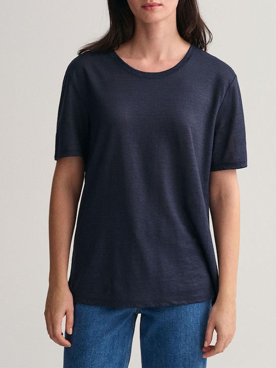 Gant Women's T-shirt Navy Blue