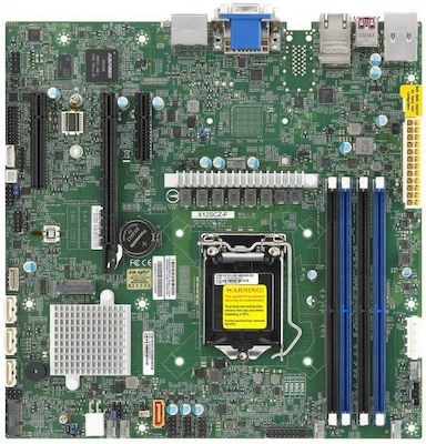 Supermicro W480 Placă de bază Micro ATX cu Intel 1200 Socket