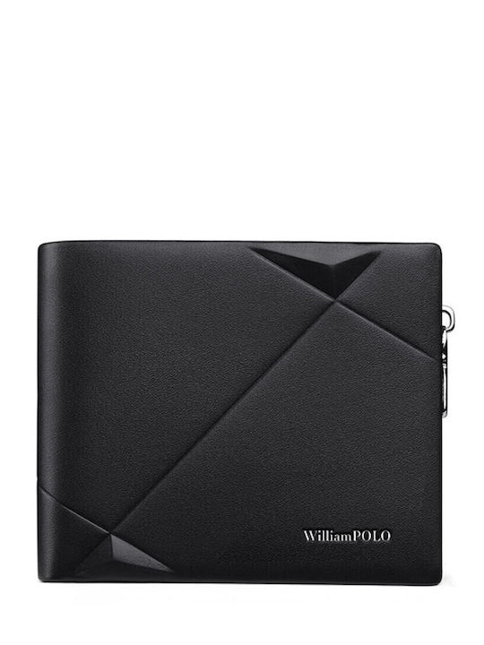 Leather Men's Wallet Cards Black
