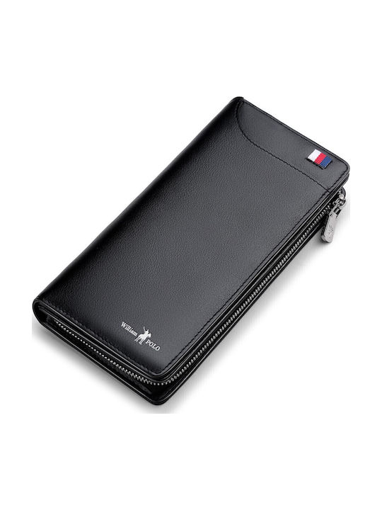 Leather Men's Wallet Cards Black