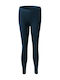 Women's Long Training Legging Navy Blue