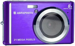 AgfaPhoto DC5200 Компактен Фотоапарат 21МР с Екран 2.4" и Видео Резолюция 1280 x 720 пиксели Лилаво