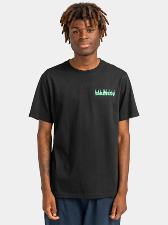 Element Crimino Ανδρικό T-shirt Μαύρο με Λογότυπο