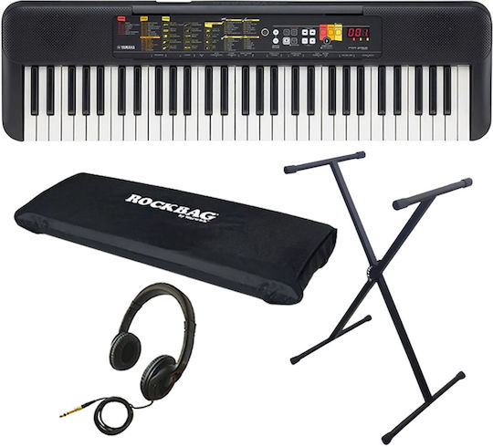 Yamaha Αρμόνιο A010BU2182 με 61 Πλήκτρα με Βάση και Ακουστικά Μαύρο