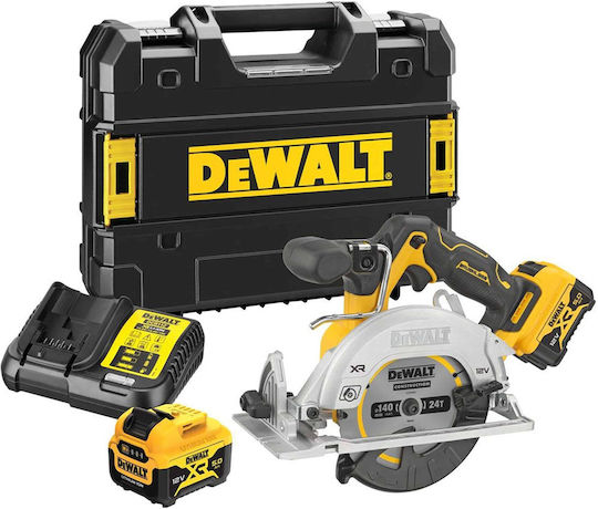 DEWALT DCS512P2 Циркулярна пила 2x5Ах със Система за Изсмукване