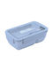 Must Team Microwave Plastic Lunch Box Blue 950ml