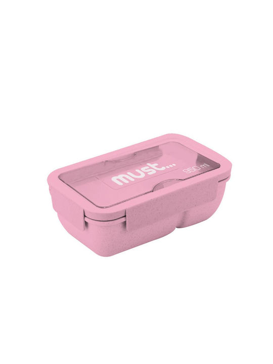 Must Plastic Lunch Box 585182 Pink 950ml