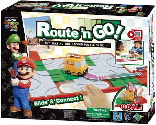 Board Game Super Mario Find the Route for 1-2 Players 5+ Years Old (EN) Epoch Toys