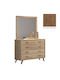 Bodenstehende Schminktisch Schlafzimmer Nr 8 Holz Nussbaum 93.5x44.5x83cm