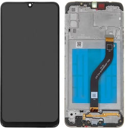 Bildschirm OLED mit Rahmen für Galaxy A20s (Schwarz) Bildschirm OLED mit Rahmen für Galaxy A20s (Schwarz)