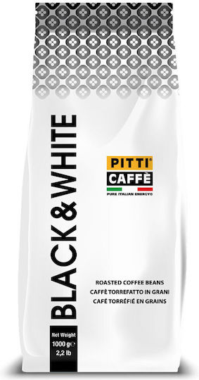 Pitti Caffe Καφές Espresso Black & White σε Κόκκους 1kg