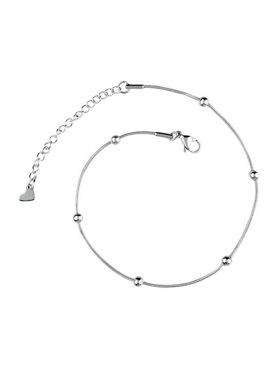 Medisei Bracelet Anklet Chain Dalee Ball Curb made of Steel