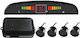 GRC Tech Car Parking System with Screen and 4 Sensors in Black Color