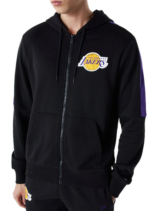 LA Lakers Cardigan with Black Hood