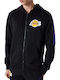 LA Lakers Cardigan with Black Hood